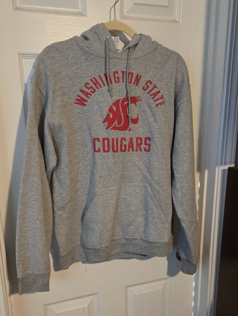 Washington State Cougars Gray Pullover Hoodie Sweatshirt